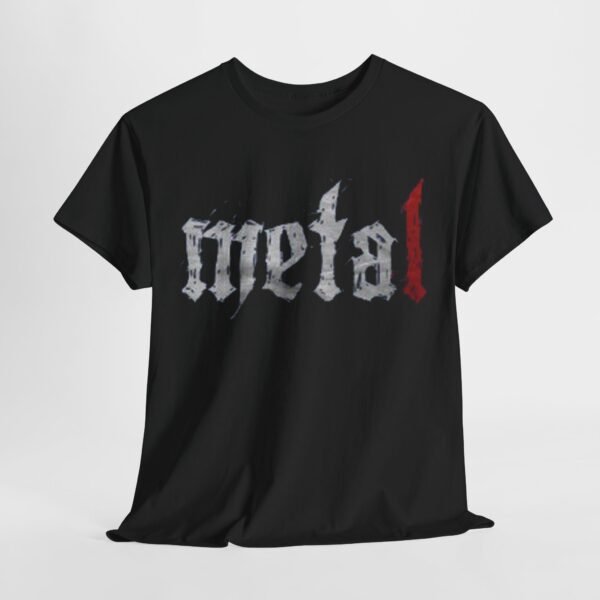 Unisex Heavy Cotton Tee - Metal Graphic Tee for Music Lovers