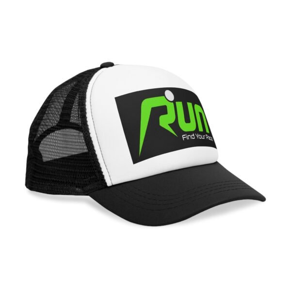 Run Mesh Cap - Find Your Pace Trucker Hat - Image 2