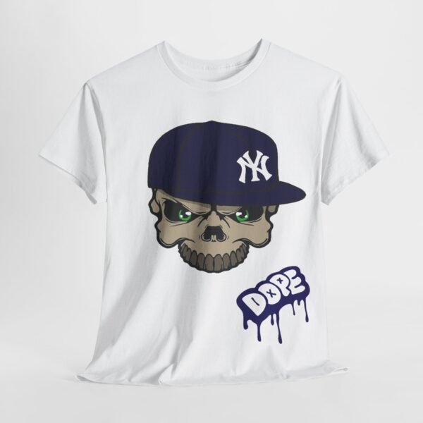 Edgy Skull Graphic Unisex Heavy Cotton Tee - DDBE Streetwear - Image 13