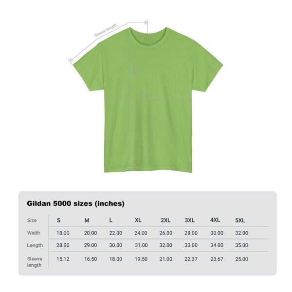 Vibrant Green Unisex Heavy Cotton Tee for Casual Comfort - Image 24