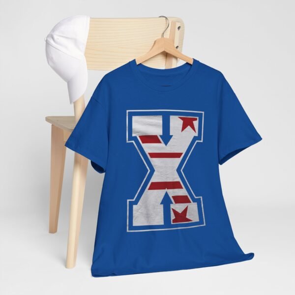 Bold Unisex Heavy Cotton Tee with Star & Stripes Design - Image 21