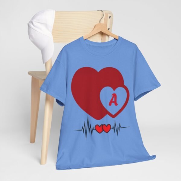 Heartbeat Love Unisex Tee - Perfect for Valentine's Day & Romantic Gifts - Image 15