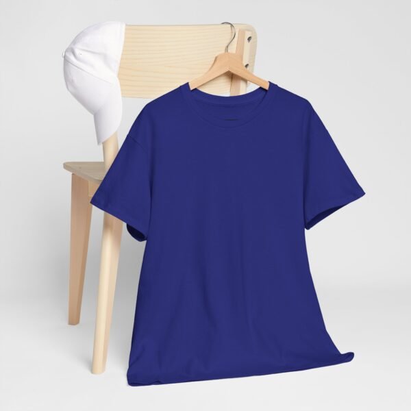 Comfortable Unisex Heavy Cotton Tee - Perfect for Everyday Wear - Image 5