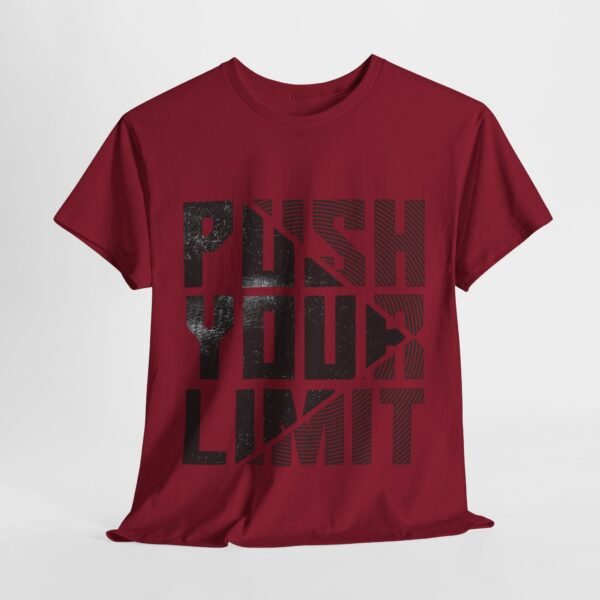 Push Your Limit Unisex Heavy Cotton Tee - Motivational Workout Shirt - Image 13