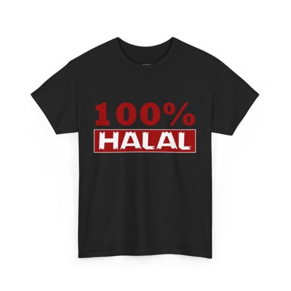 100% Halal Unisex Heavy Cotton Tee - Comfortable and Stylish Faith-Based Apparel - Image 2