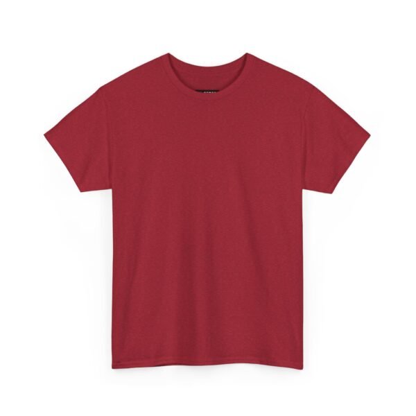 cherry red Unisex Heavy Cotton Tee - Comfortable Everyday Style for All Occasions - Image 2