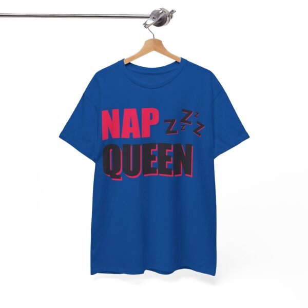 Nap Queen Unisex Heavy Cotton Tee - Perfect for Nappers and Relaxation Lover - Image 10
