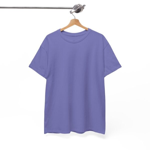 Unisex Heavy Cotton Tee - Soft Lavendar Everyday Comfort - Image 4