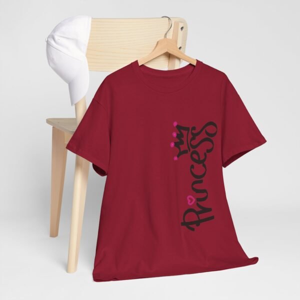 Princess Graphic Unisex Heavy Cotton Tee – Perfect Gift for Young Royals - Image 15