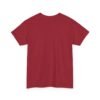 cherry red Unisex Heavy Cotton Tee - Comfortable Everyday Style for All Occasions - Image 3