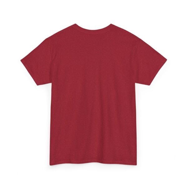 cherry red Unisex Heavy Cotton Tee - Comfortable Everyday Style for All Occasions - Image 3