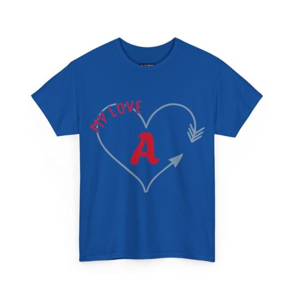 Love Heart Unisex Tee - CUSTOMIZEABLE - Image 21