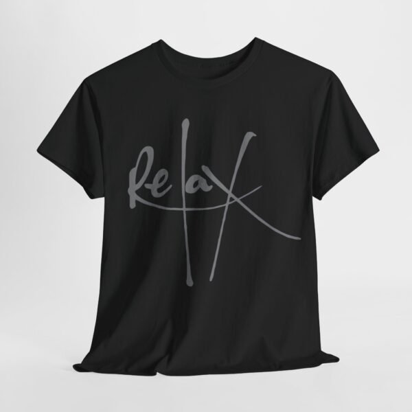 Relax Unisex Heavy Cotton Tee - Comfortable Casual Wear for Stress Relief