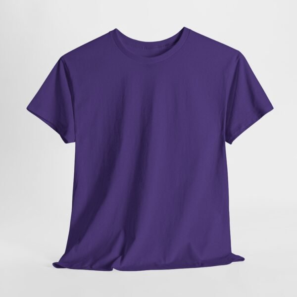 Unisex Heavy Cotton Tee - Comfortable Everyday Wear in Vibrant Purple