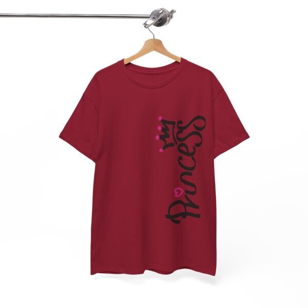 Princess Graphic Unisex Heavy Cotton Tee – Perfect Gift for Young Royals - Image 14