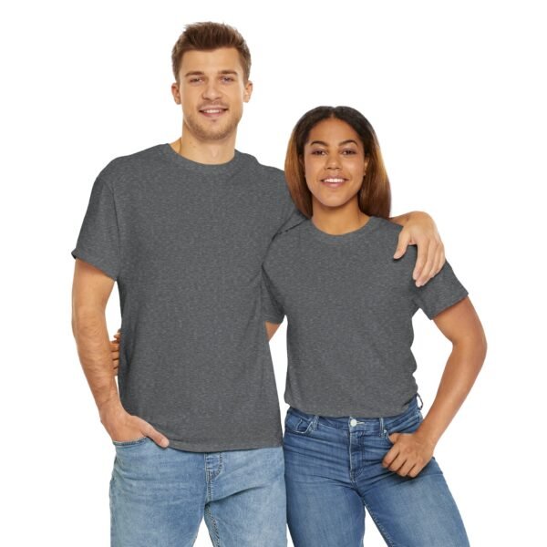 Casual Unisex Heavy Cotton Tee - Perfect for Everyday Wear - Image 23