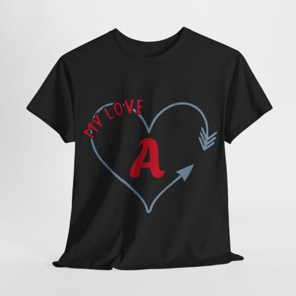 Love Heart Unisex Tee - CUSTOMIZEABLE