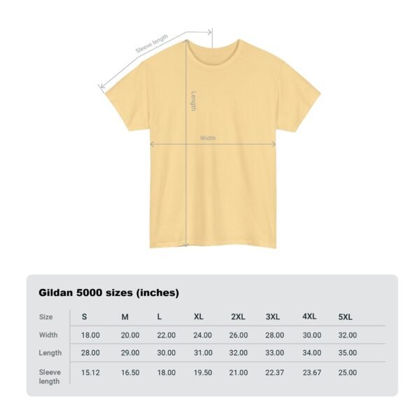 Casual Unisex Heavy Cotton Tee - Comfy Everyday Wear - Image 36