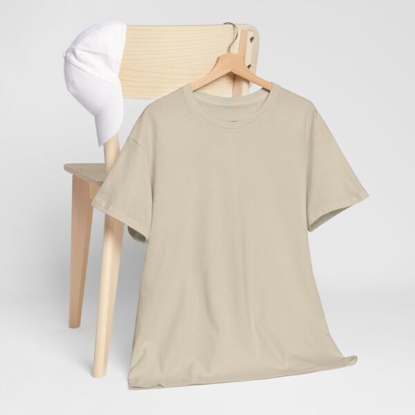 Casual Unisex Heavy Cotton Tee - Comfy Everyday Wear - Image 17