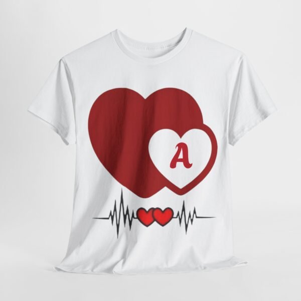 Heartbeat Love Unisex Tee - Perfect for Valentine's Day & Romantic Gifts