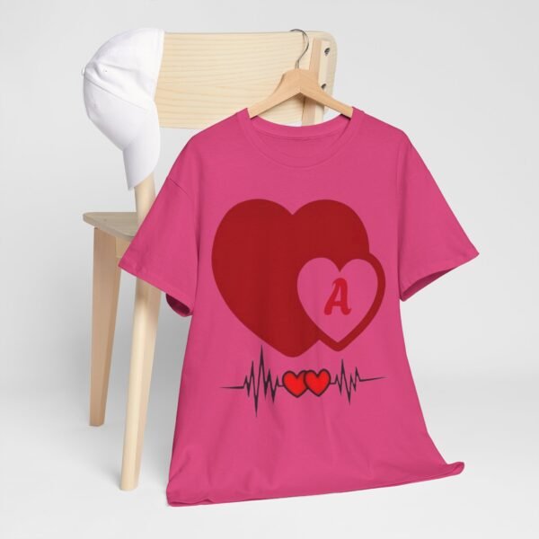 Heartbeat Love Unisex Tee - Perfect for Valentine's Day & Romantic Gifts - Image 35