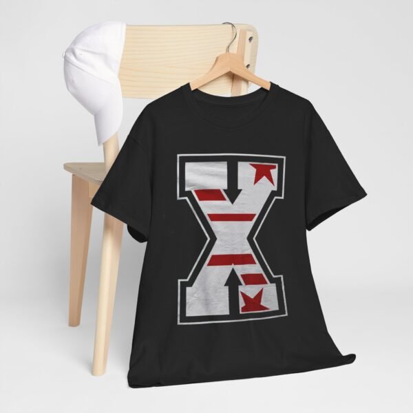 Bold Unisex Heavy Cotton Tee with Star & Stripes Design - Image 15