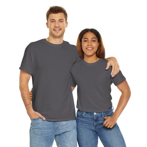 Casual Unisex Heavy Cotton Tee - Perfect for Everyday Wear - Image 11