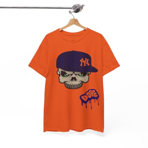 Edgy Skull Graphic Unisex Heavy Cotton Tee - DDBE Streetwear - Image 4