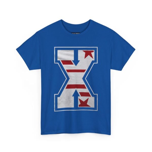 Bold Unisex Heavy Cotton Tee with Star & Stripes Design - Image 17