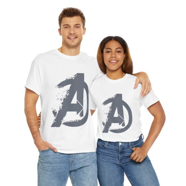 Avengers Inspired Unisex Heavy Cotton Tee - Superhero Fan Shirt - Image 18