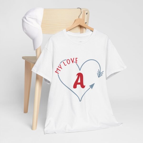Love Heart Unisex Tee - CUSTOMIZEABLE - Image 15