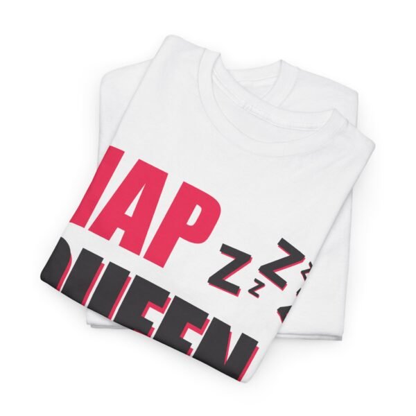 Nap Queen Unisex Heavy Cotton Tee - Perfect for Nappers and Relaxation Lover - Image 6